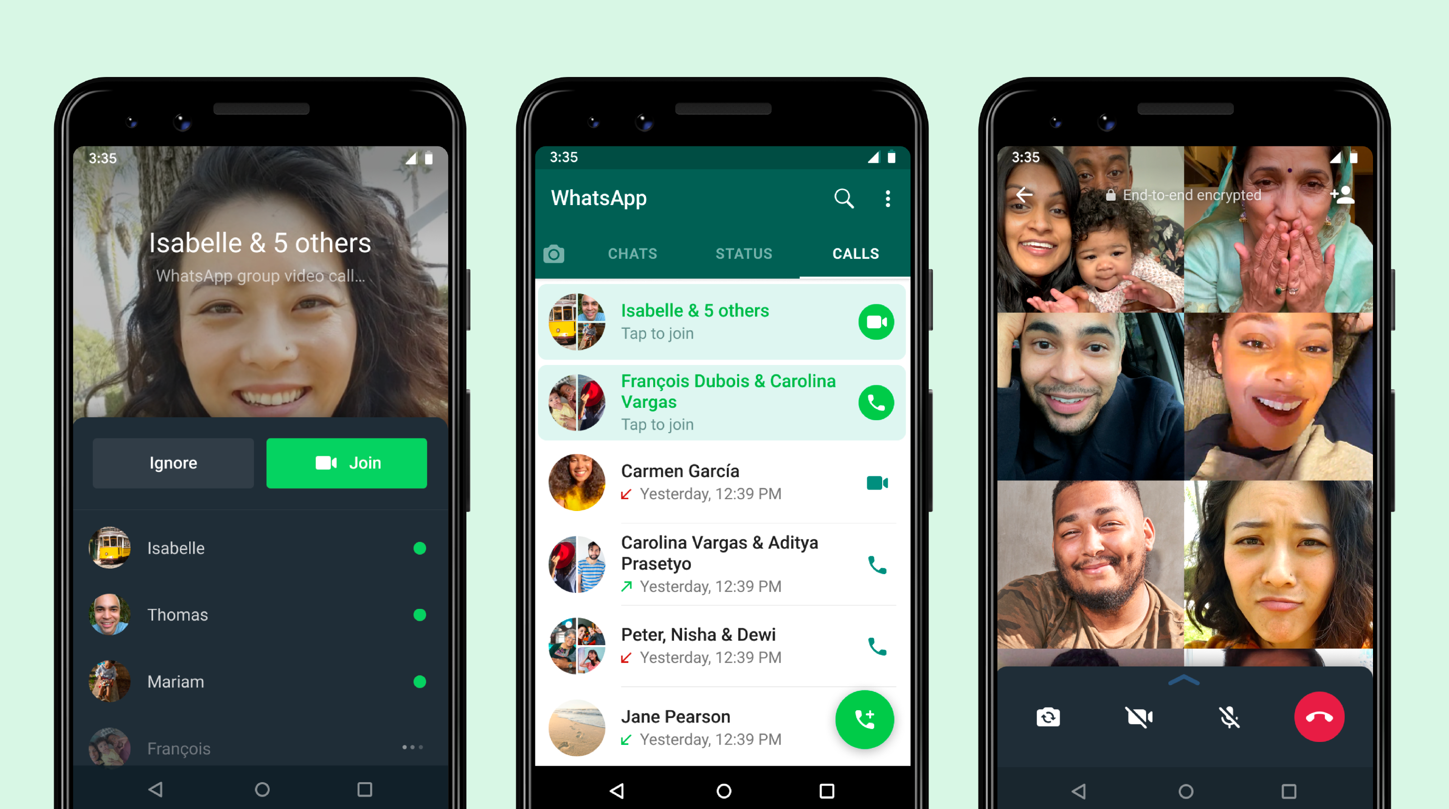 WhatsApp messengers update