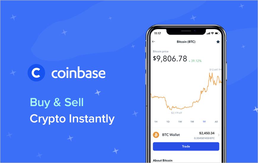 Coinbase: Buy and Sell Cryptocurrency Instantly